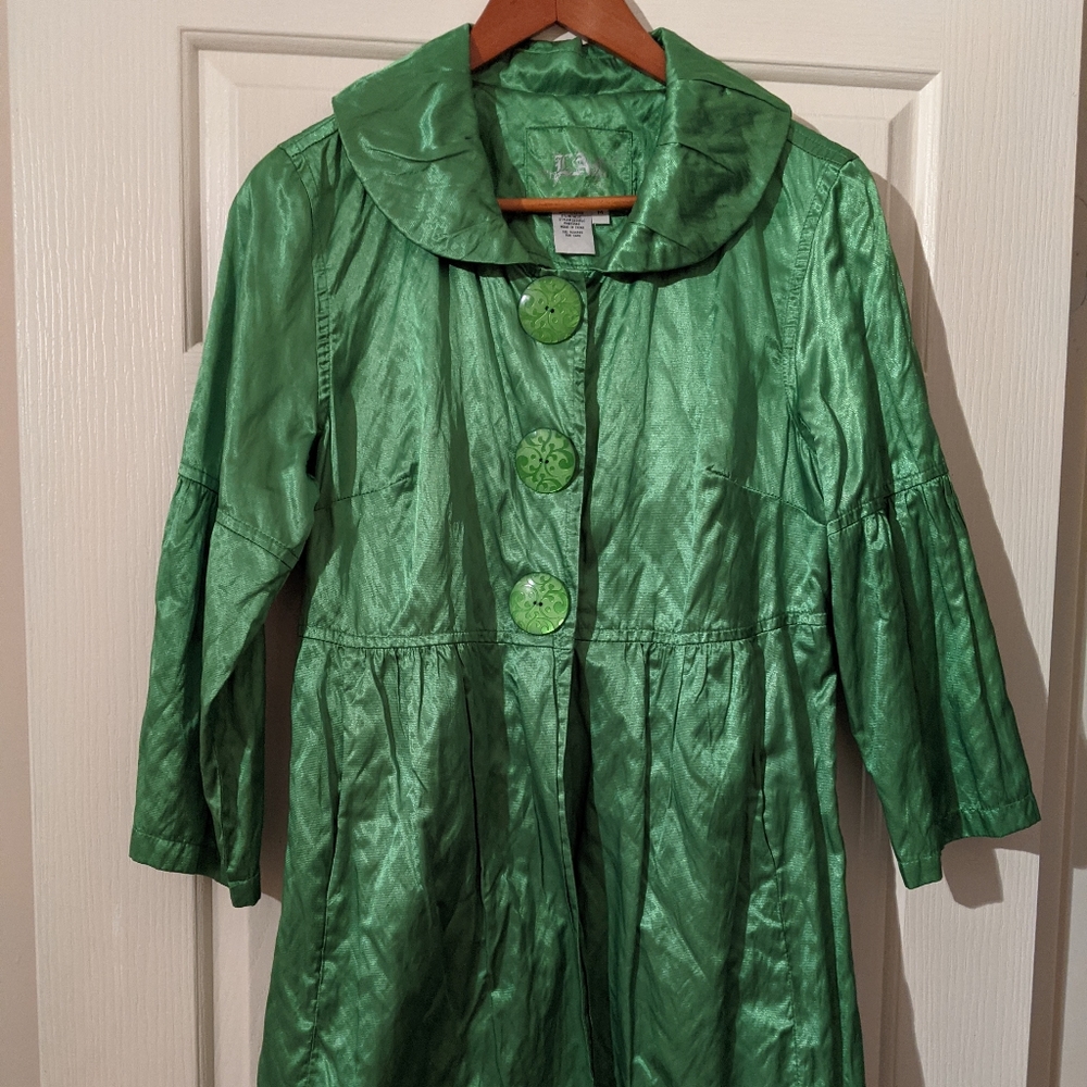 Beautiful green light weight jacket